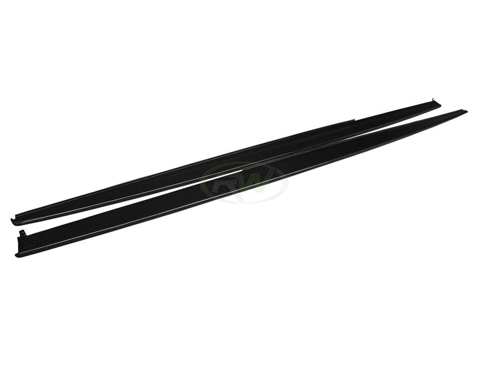 RW Carbon BMW F30 F31 Carbon Fiber Side Skirt Extensions (5)
