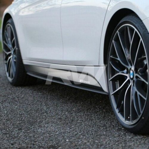RW Carbon BMW F30 F31 Carbon Fiber Side Skirt Extensions