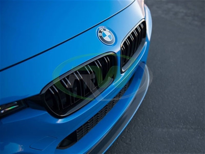 RW Carbon BMW F30 F31 Double Slat Gloss Black Grilles (1)