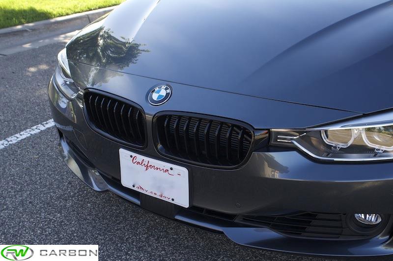 RW Carbon BMW F30 F31 Gloss Black Grilles (3)