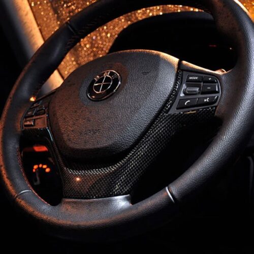 RW Carbon BMW F30 F32 Carbon Fiber Steering Wheel Trim