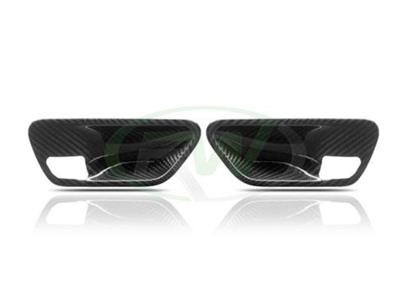 RW Carbon BMW F30 F32 F8x Carbon Fiber Door Handle Trims (4)