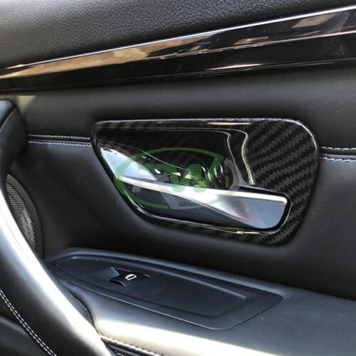 RW Carbon BMW F30 F32 F8x Carbon Fiber Door Handle Trims