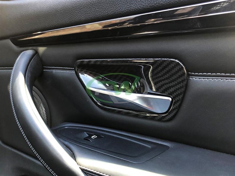 RW Carbon BMW F30 F32 F8x Carbon Fiber Door Handle Trims (5)