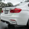 RW Carbon BMW F30 F80 M3 CS Style Carbon Fiber Trunk Spoiler (21)