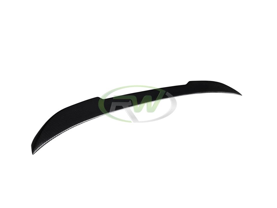 RW Carbon BMW F30 F80 M3 CS Style Carbon Fiber Trunk Spoiler (24)