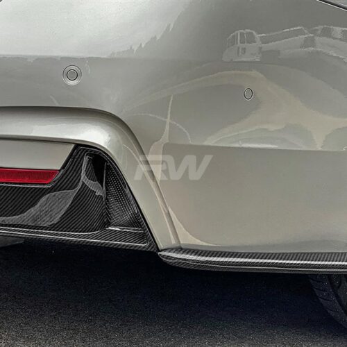 RW Carbon BMW F32 F33 Carbon Fiber Rear Bumper Splitters