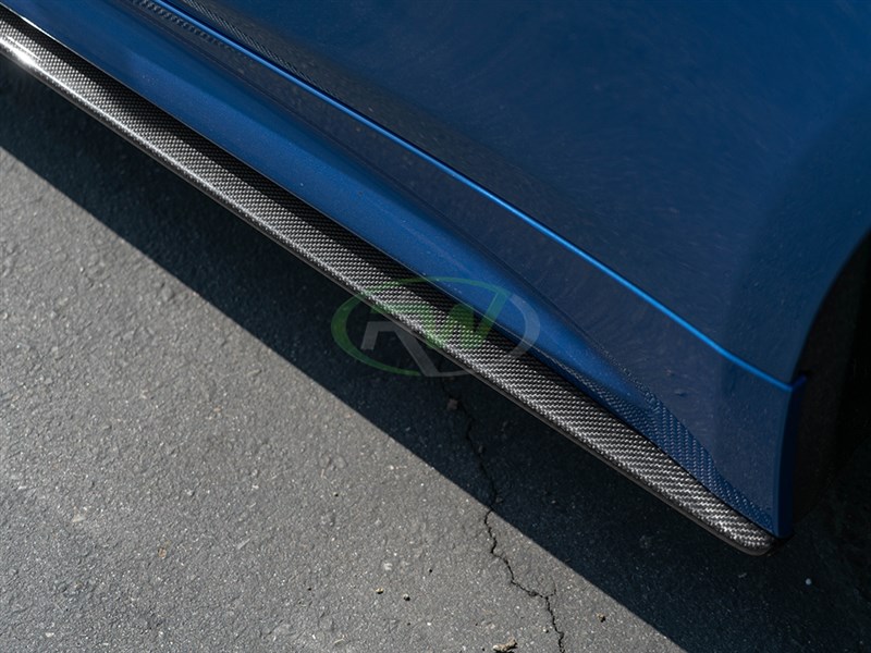 RW Carbon BMW F32 F33 F36 Carbon Fiber Side Skirt Extensions (1)