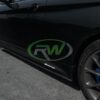 RW Carbon BMW F32 F33 F36 Carbon Fiber Side Skirt Extensions (6)