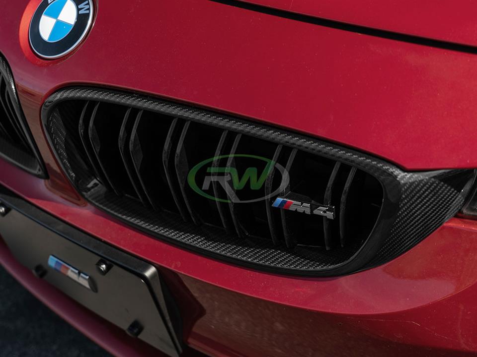 RW Carbon BMW F32 F33 F36 F80 F82 Carbon Fiber Grilles (4)