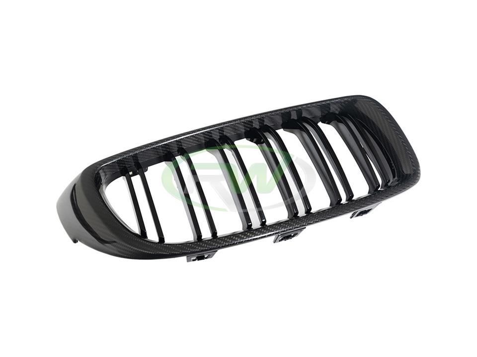 RW Carbon BMW F32 F33 F36 F80 F82 Carbon Fiber Grilles (6)