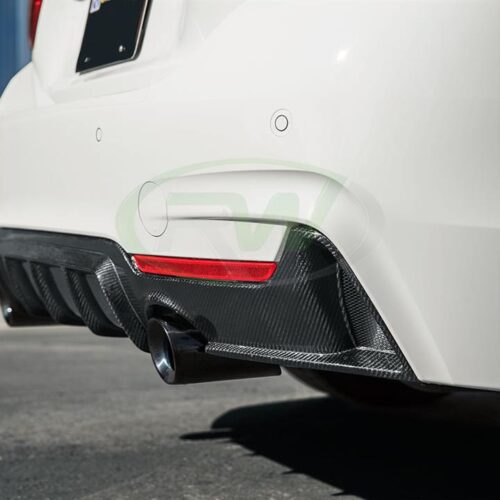 RW Carbon BMW F32 F33 F36 Performance Style CF Diffuser
