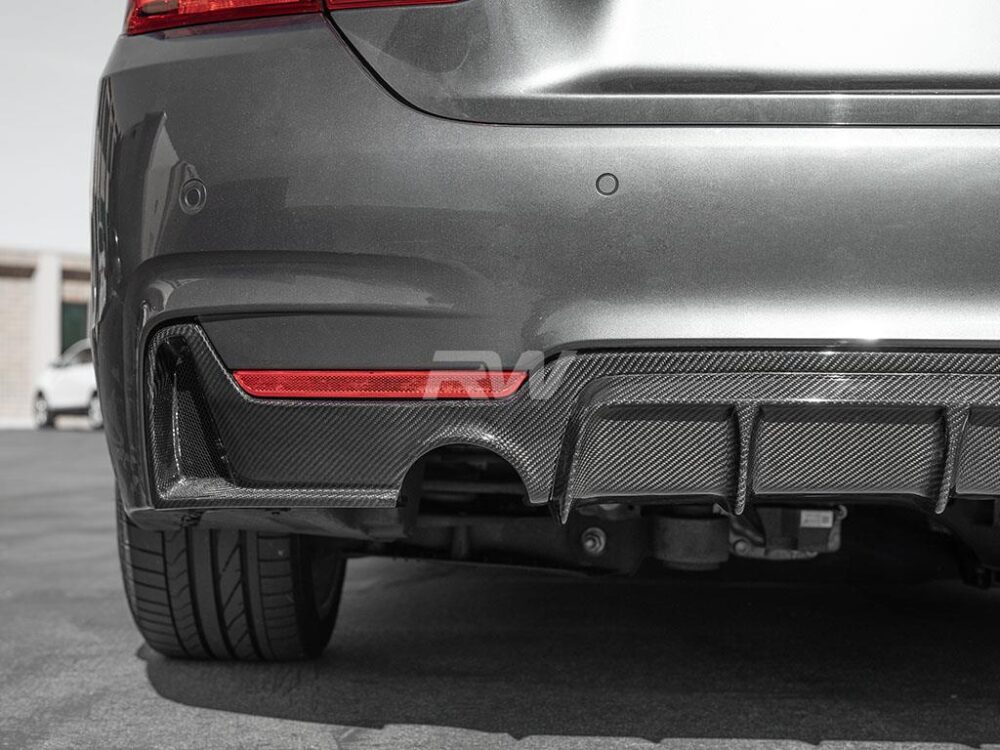 RW Carbon BMW F32 F33 F36 Performance Style CF Diffuser (3)