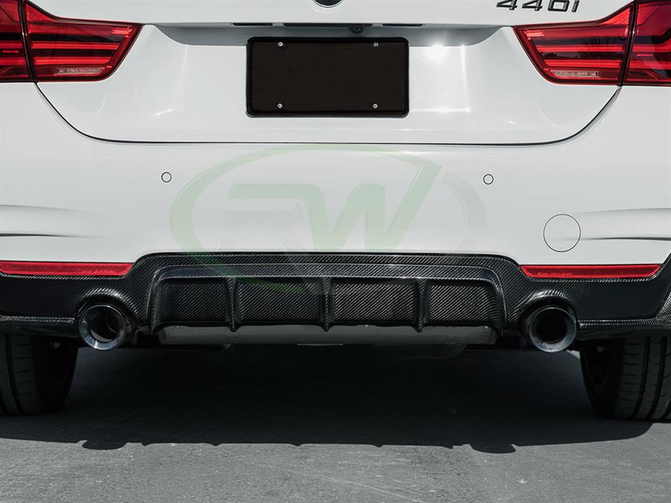 RW Carbon BMW F32 F33 F36 Performance Style CF Diffuser (8)