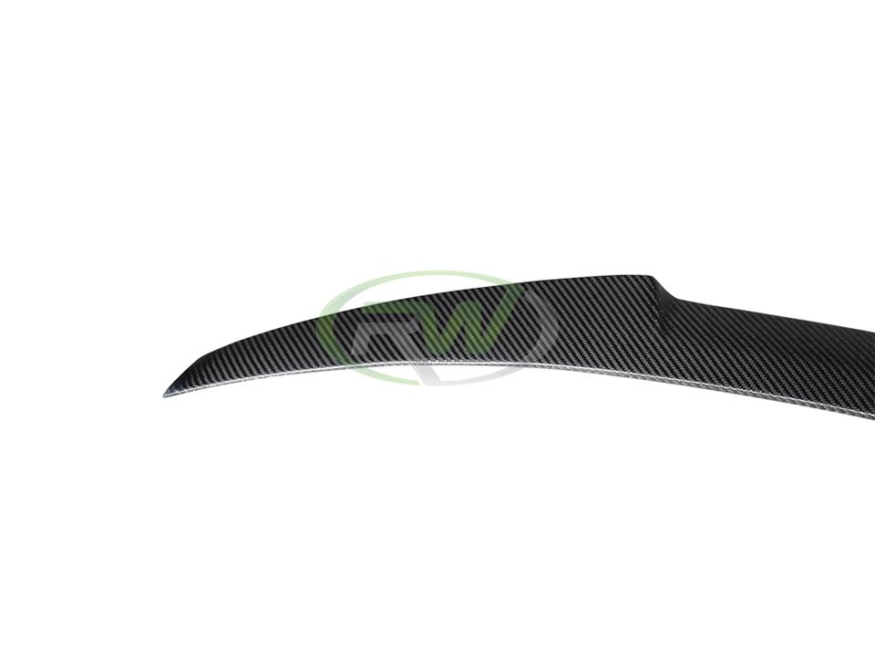 RW Carbon BMW F32 M4 Style Carbon Fiber Trunk Spoiler (6)