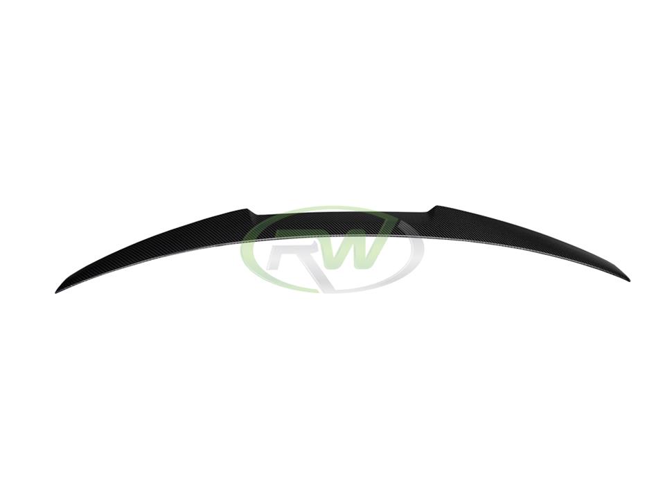 RW Carbon BMW F32 M4 Style Carbon Fiber Trunk Spoiler (7)