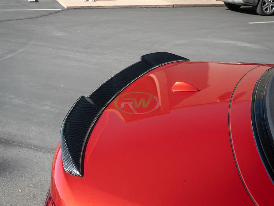RW Carbon BMW F33 F83 CS Style Carbon Fiber Trunk Spoiler (7)