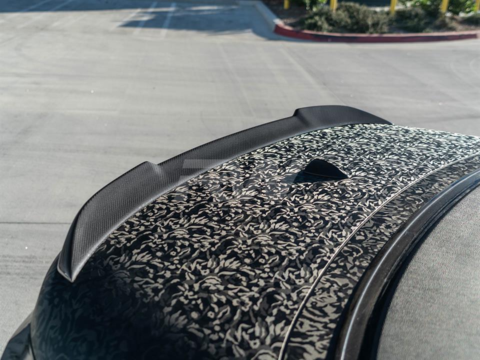 RW Carbon BMW F33 F83 CS Style Carbon Fiber Trunk Spoiler (9)