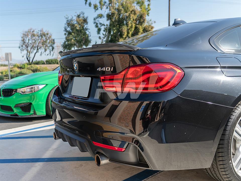 RW Carbon BMW F36 CS Style Carbon Fiber Trunk Spoiler (1)