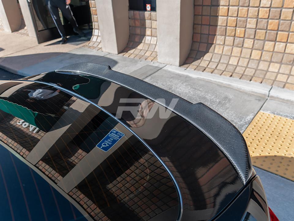 RW Carbon BMW F36 CS Style Carbon Fiber Trunk Spoiler (4)