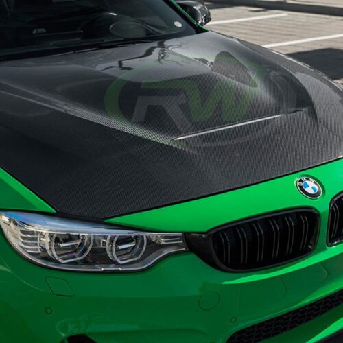 RW Carbon 2015-2020 BMW F80 M3 F82 F83 M4 GTS Style Carbon Fiber Hood