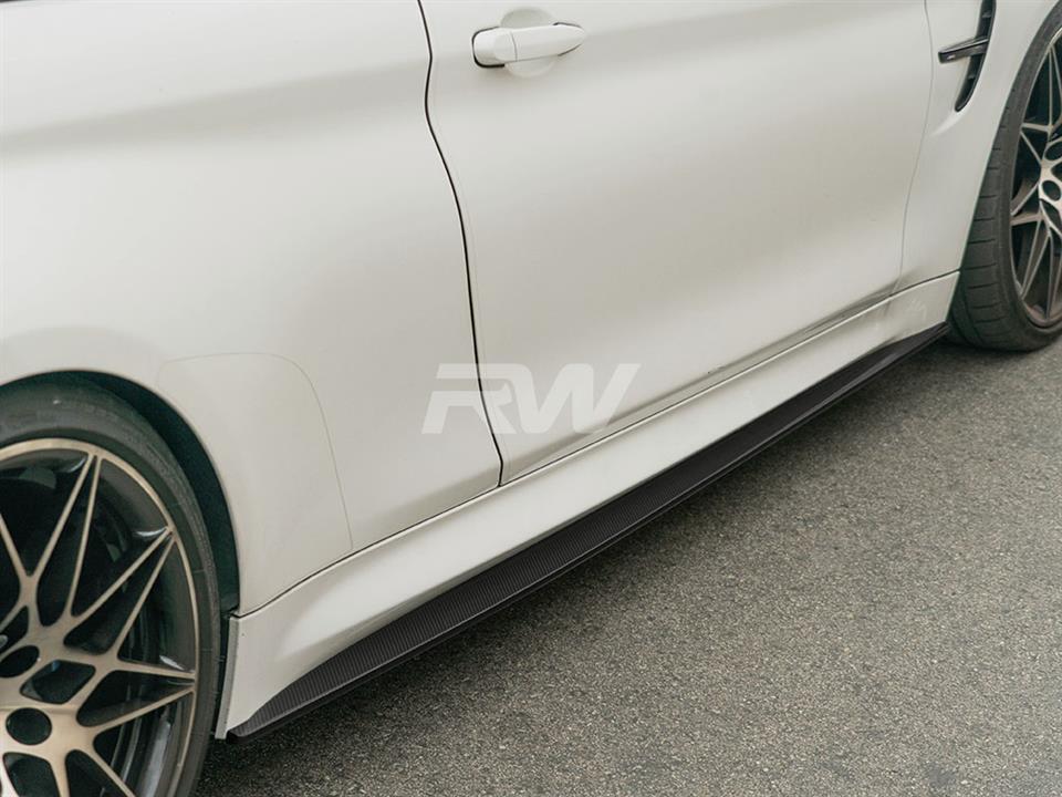 RW Carbon BMW F82 F83 M4 CF Side Skirt Extensions (14)