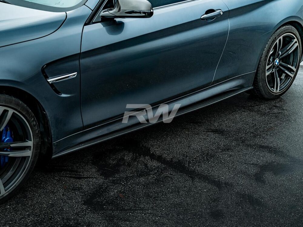RW Carbon BMW F82 F83 M4 CF Side Skirt Extensions (16)