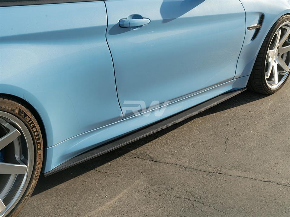 RW Carbon BMW F82 F83 M4 CF Side Skirt Extensions (19)