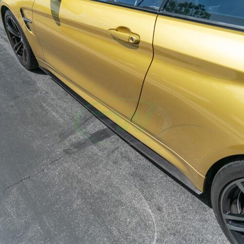 RW Carbon BMW F82 F83 M4 CF Side Skirt Extensions