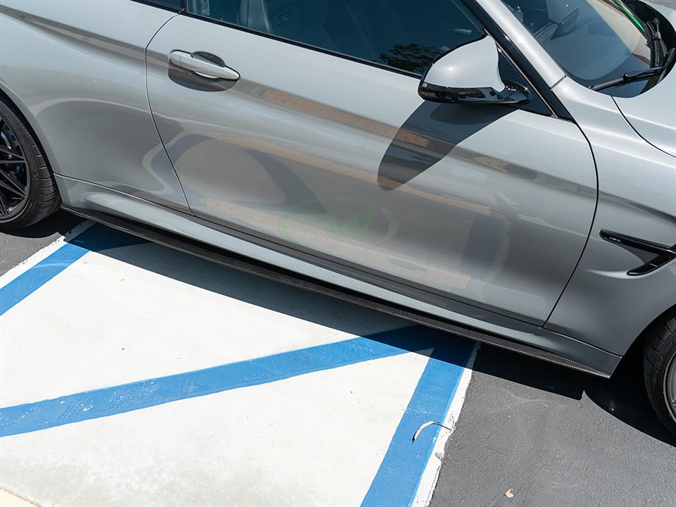 RW Carbon BMW F82 F83 M4 CF Side Skirt Extensions (4)