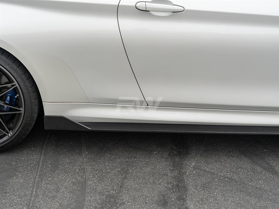 RW Carbon BMW F82 F83 M4 RWS CF Side Skirt Extensions (10)