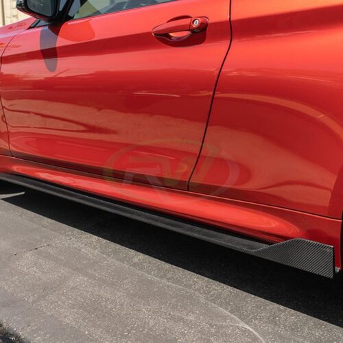 RW Carbon BMW F82 F83 M4 RWS CF Side Skirt Extensions