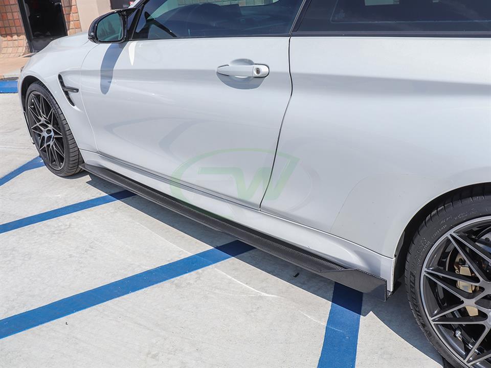 RW Carbon BMW F82 F83 M4 RWS CF Side Skirt Extensions (7)