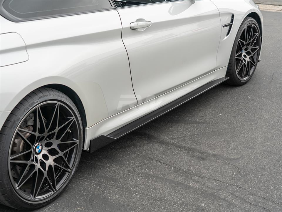 RW Carbon BMW F82 F83 M4 RWS CF Side Skirt Extensions (9)