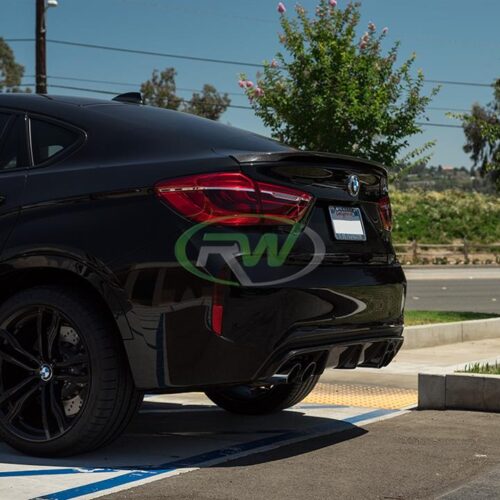 RW Carbon BMW F85 X5M/F86 X6M Carbon Fiber Diffuser