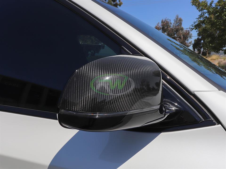 RW Carbon BMW F85 X5M_F86 X6M CF Mirror Replacements - Image 5