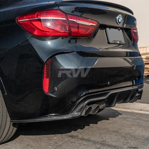 RW Carbon BMW F86 X6M 3D Style Carbon Fiber Diffuser
