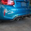 RW Carbon BMW F87 M2 3D Style Carbon Fiber Diffuser (2)
