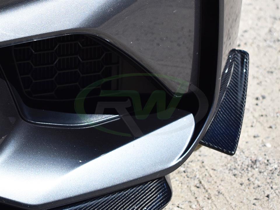 RW Carbon BMW F87 M2 Carbon Fiber Canards_12