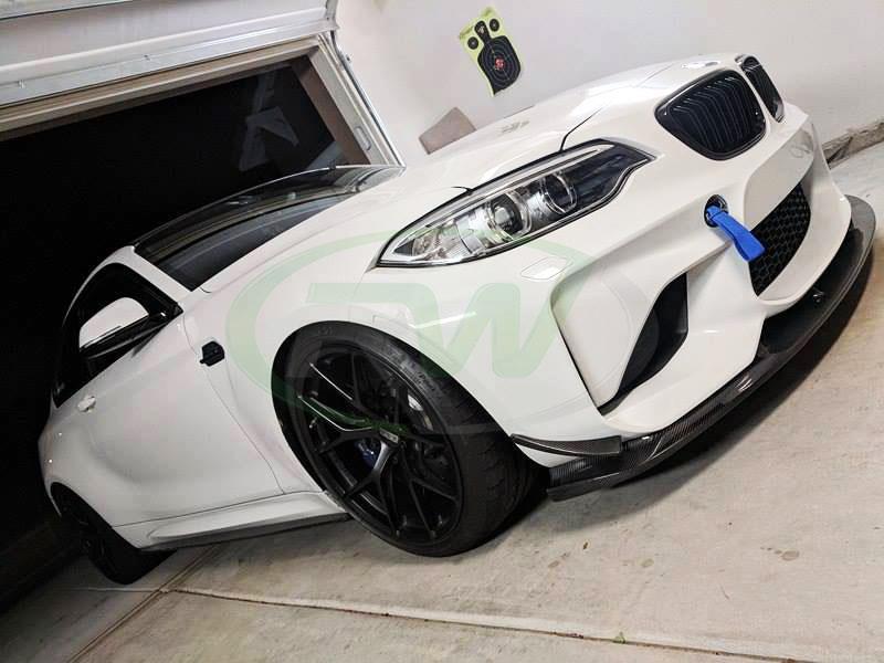 RW Carbon BMW F87 M2 Carbon Fiber Canards_6