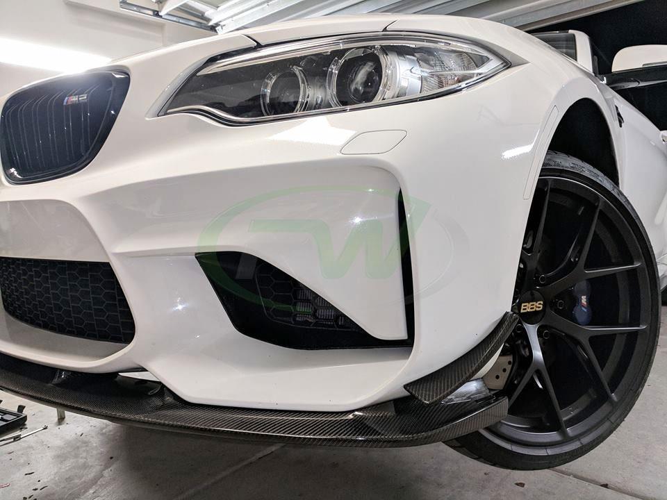 RW Carbon BMW F87 M2 Carbon Fiber Canards_9
