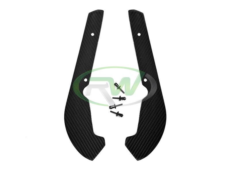 RW Carbon BMW F87 M2 Carbon Fiber Front Splash Guards_3