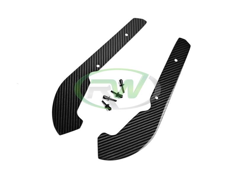 RW Carbon BMW F87 M2 Carbon Fiber Front Splash Guards_4