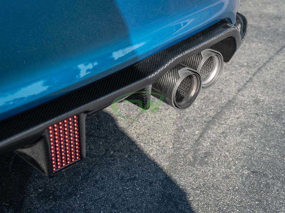 RW Carbon BMW F87 M2 Carbon Fiber Kholen Style Diffuser - Image 11