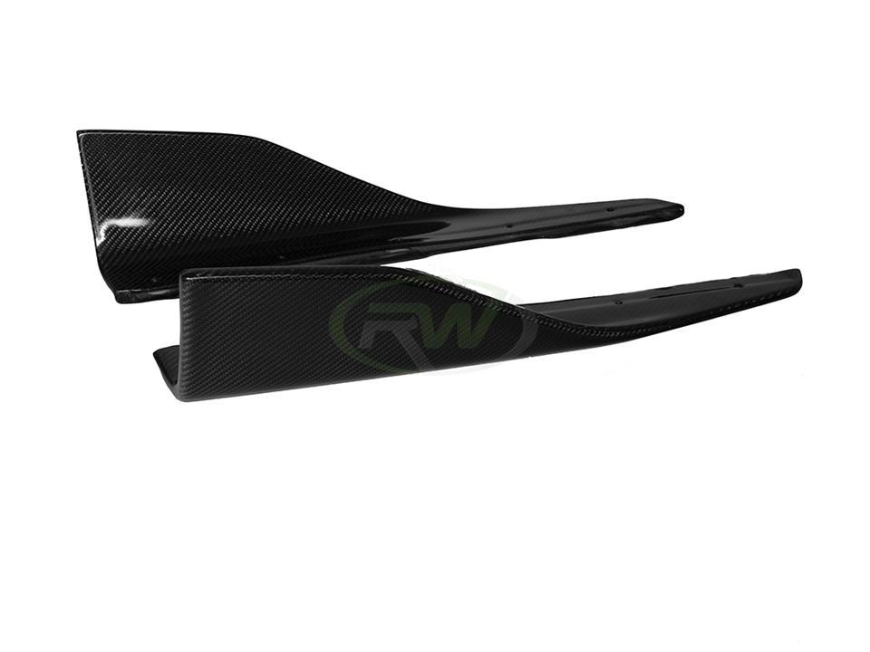 RW Carbon BMW F87 M2 Carbon Fiber Side Skirt Winglets (13)