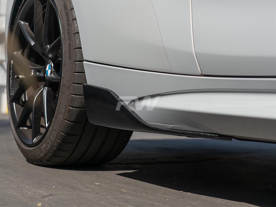 RW Carbon BMW F87 M2 Carbon Fiber Side Skirt Winglets (5)