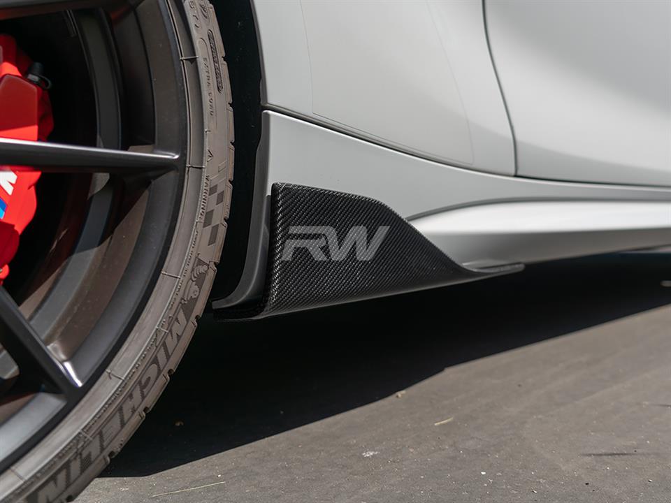 RW Carbon BMW F87 M2 Carbon Fiber Side Skirt Winglets (7)