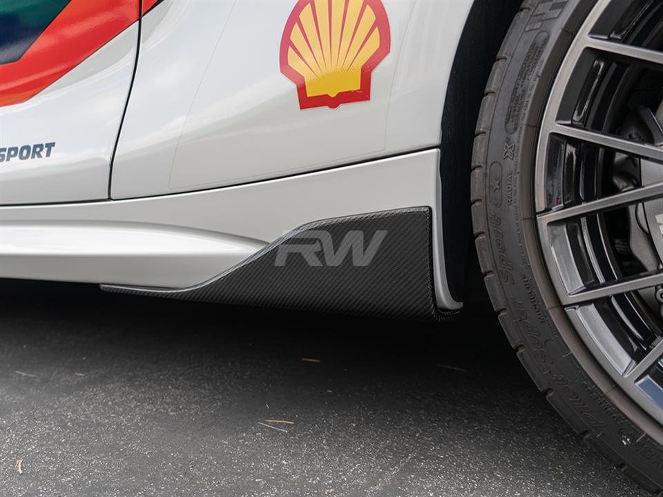 RW Carbon BMW F87 M2 Carbon Fiber Side Skirt Winglets (8)