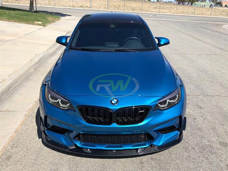 RW Carbon BMW F87 M2 Competition Carbon Fiber Canards_3