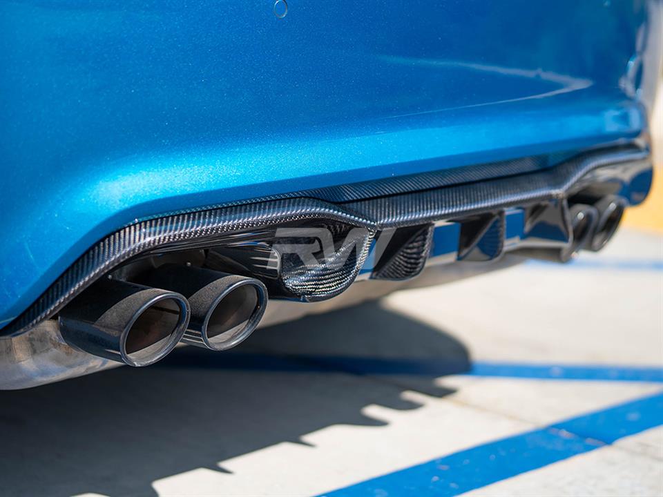 RW Carbon BMW F87 M2 DTM Carbon Fiber Rear Diffuser (4)